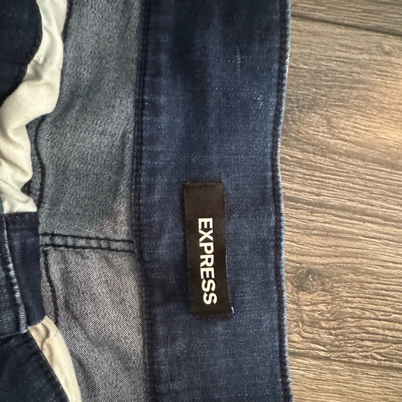 Express Jeans 16 R Multi Button Skinny Jeans - Picture 3 of 4